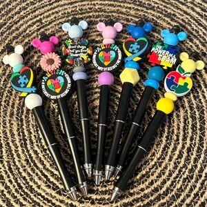 Autism Awareness Beaded Pen